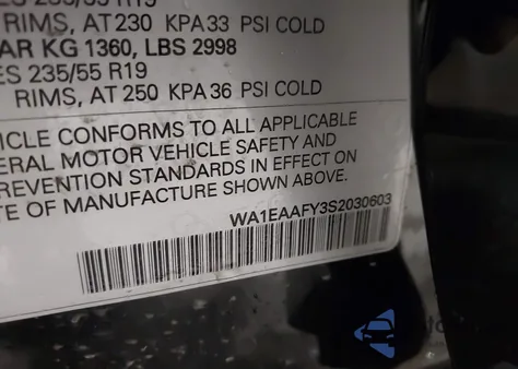 2025 Audi Q5 Premium Plus 45 Tfsi S Line Quattro S Tronic из США, поврежденный, VIN WA1EAAFY3S2030603